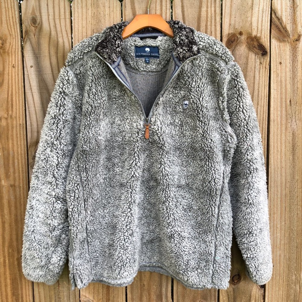HEATHER SHERPA PULLOVER The Southern Shirt Co.